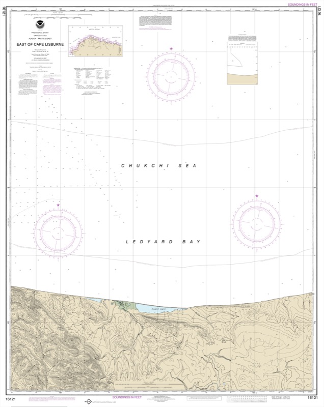 East of Cape Lisburne - <i>Chart #16121</i>