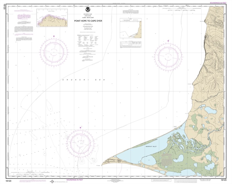 Point Hope to Cape Dyer - <i>Chart #16123</i>