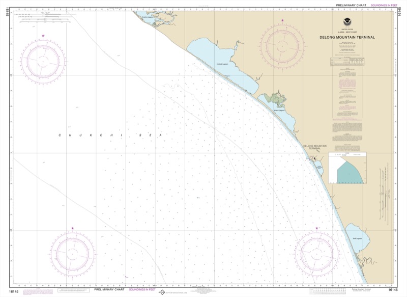 Alaska - West Coast Delong Mountain Terminal - <i>Chart #16145</i>