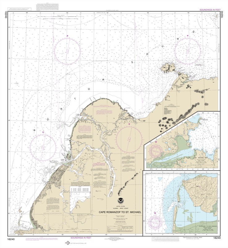 Cape Ramonzof to St. Michael - <i>Chart #16240</i>
