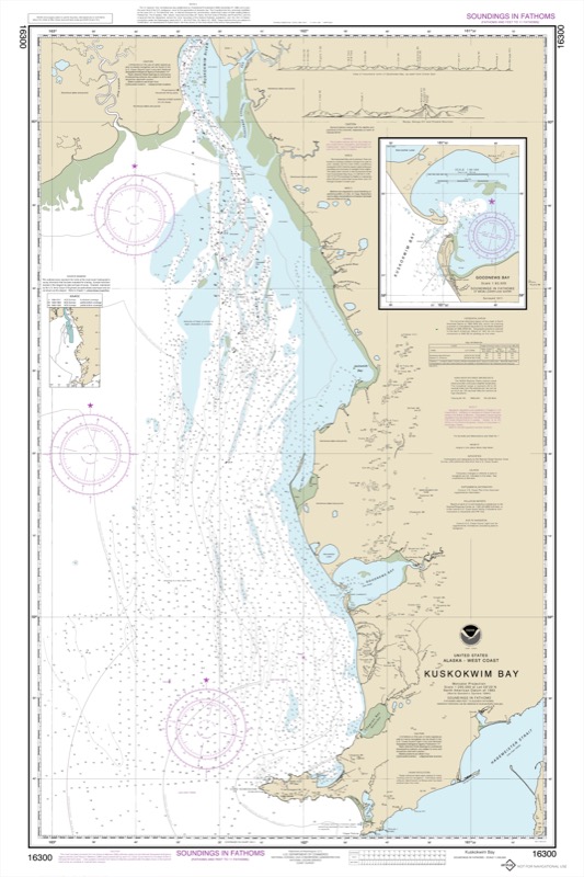 Kuskokwim Bay, Goodnews Bay - <i>Chart #16300</i>