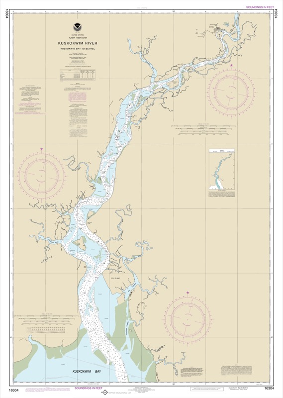 Kuskokwim Bay to Bethel - <i>Chart #16304</i>
