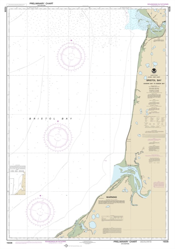 Bristol Bay- Kvichak Bay and Approaches - <i>Chart #16338</i>
