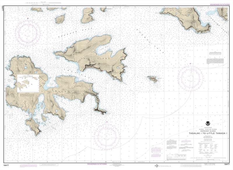 Tagalak Island to Little Tanaga Island - <i>Chart #16477</i>