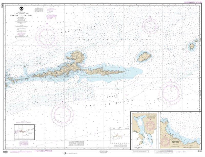 Amukta Island to Igitkin Island - <i>Chart #16480</i>