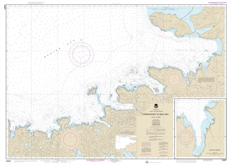 Korovin Bay to Wall Bay - <i>Chart #16487</i>