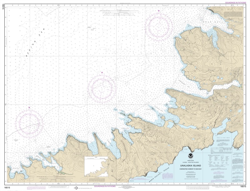 Chernofski Harbor to Skan Bay - <i>Chart #16515</i>