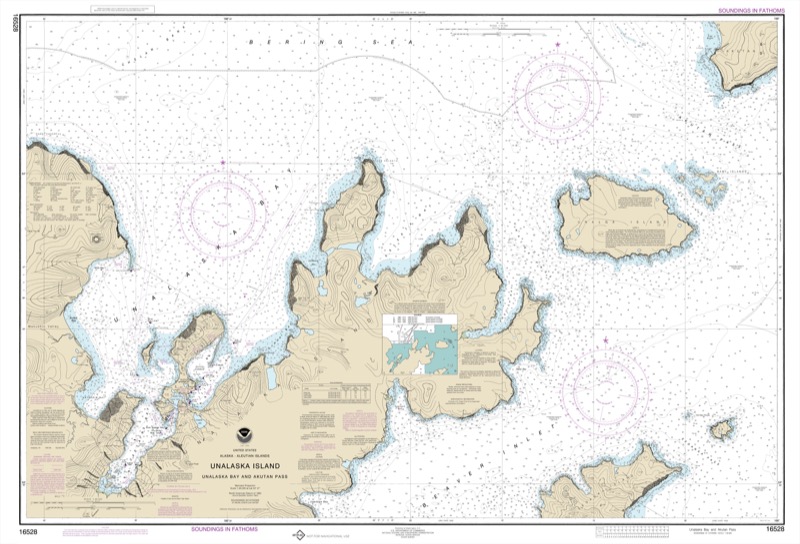 Unalaska Bay to Akutan Pass - <i>Chart #16528</i>