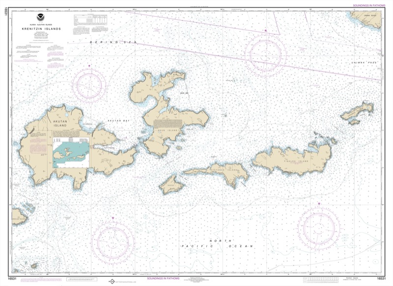 Krenitzin Islands - <i>Chart #16531</i>