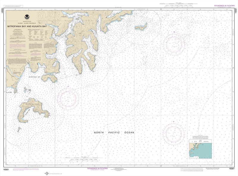 Mitrofania Bay to Kuiukta Bay - <i>Chart #16561</i>