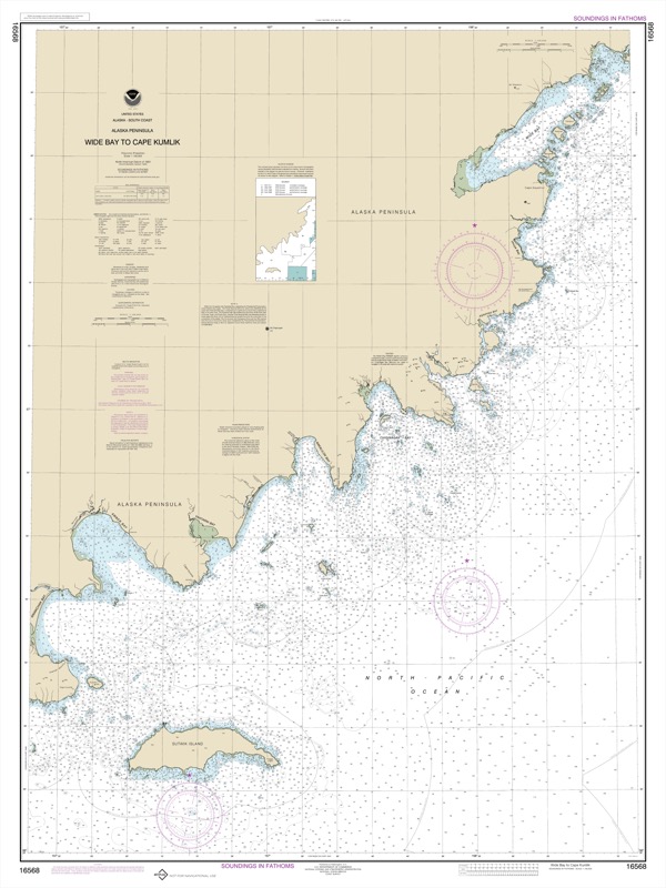 Wide Bay to Cape Kumlik - <i>Chart #16568</i>