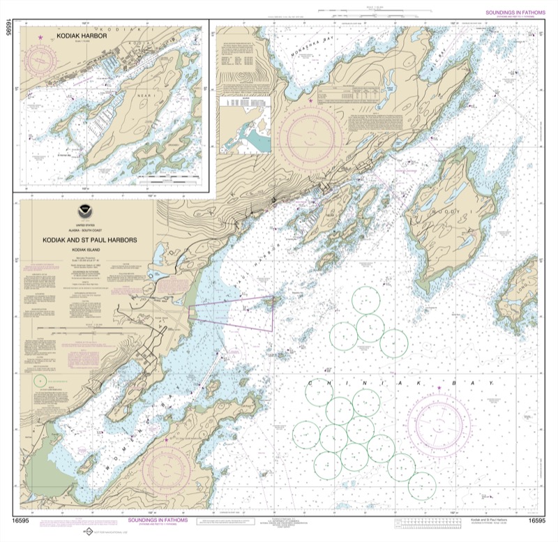 Kodiak and St. Paul Harbors - <i>Chart #16595</i>