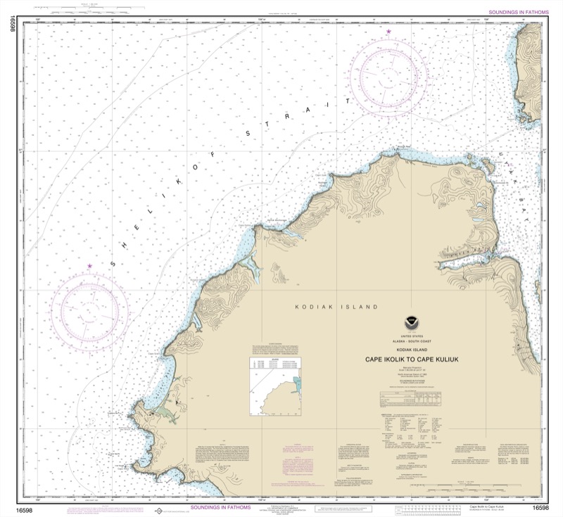 Cape Ikolik to Cape Kuiuk - <i>Chart #16598</i>