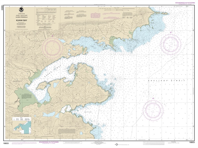 Kukak Bay, Alaska Peninsula - <i>Chart #16603</i>
