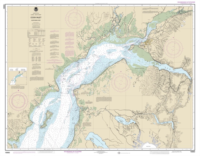 Cook Inlet Northern Part - <i>Chart #16660</i>