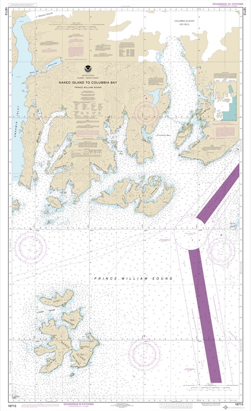 Naked Island to Columbia Island - <i>Chart #16713</i>