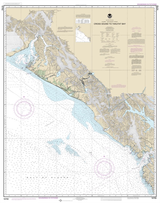Cross Sound to Yakutat Bay - <i>Chart #16760</i>