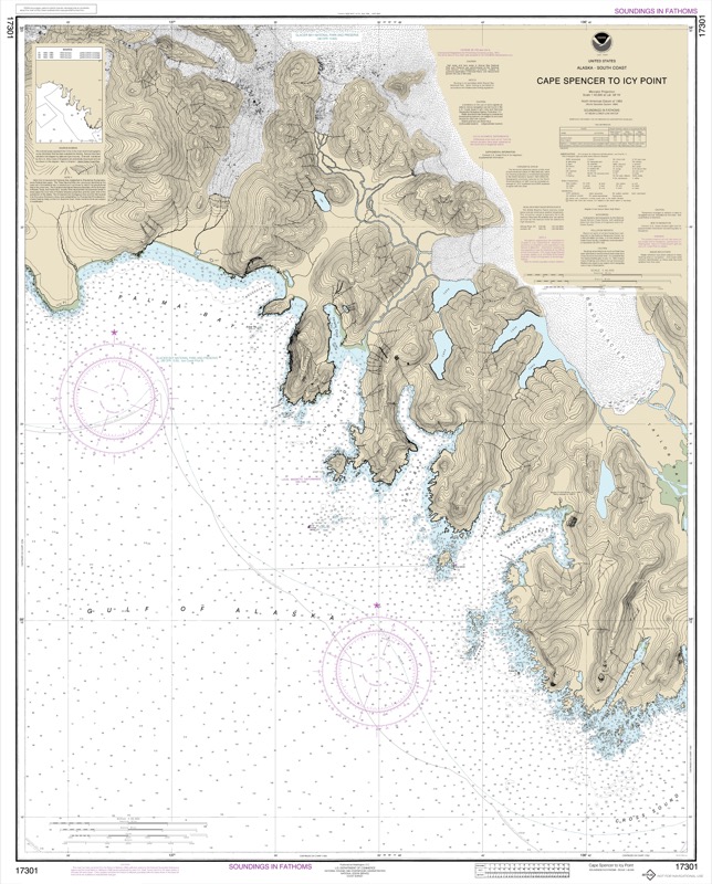 Cape Spencer to Icy Point - <i>Chart #17301</i>