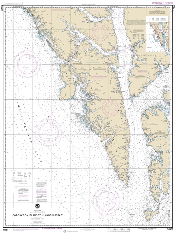 Coronation Island to Lisianski Strait - <i>Chart #17320</i>