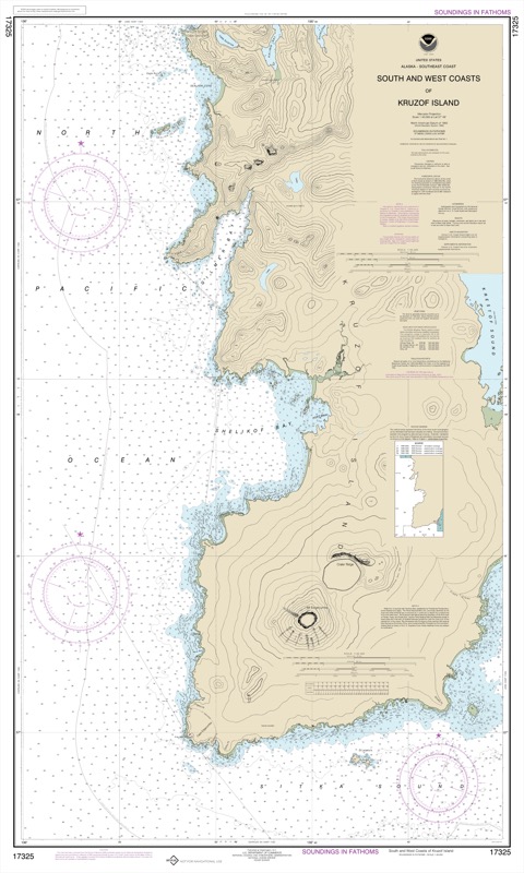 South and West Coasts of Kruzof Island - <i>Chart #17325</i>