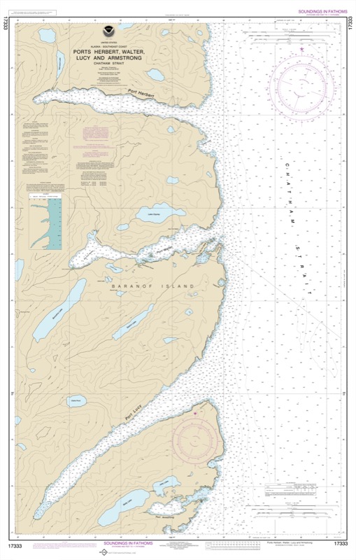 Ports Herbert, Walter, Lucy and Armstrong - <i>Chart #17333</i>