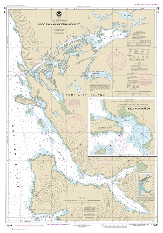 Hood Bay and Kootznahoo Inlet - <i>Chart #17339</i>