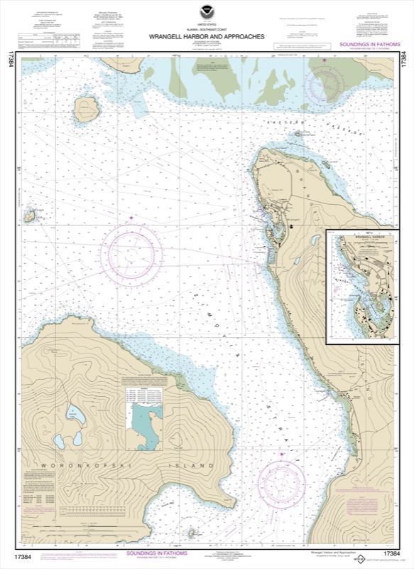 Wrangell Harbor and Approaches - <i>Chart #17384</i>