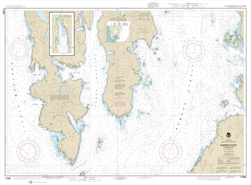 Sumner Strait Southern Part - <i>Chart #17386</i>