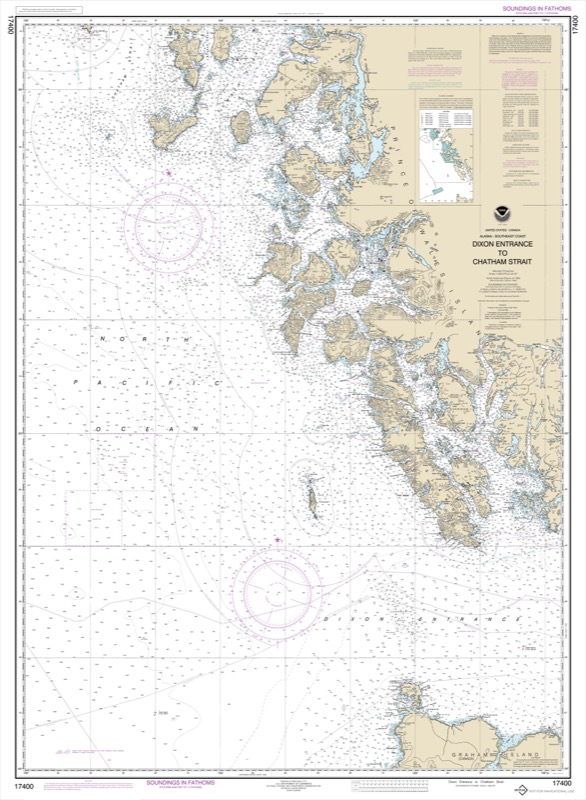 Dixon Entrance to Chatham Strait - <i>Chart #17400</i>