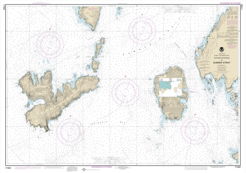 Southern Entrances to Sumner Strait - <i>Chart #17402</i>