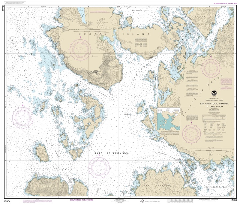 San Christoval Channel to Cape Lynch - <i>Chart #17404</i>