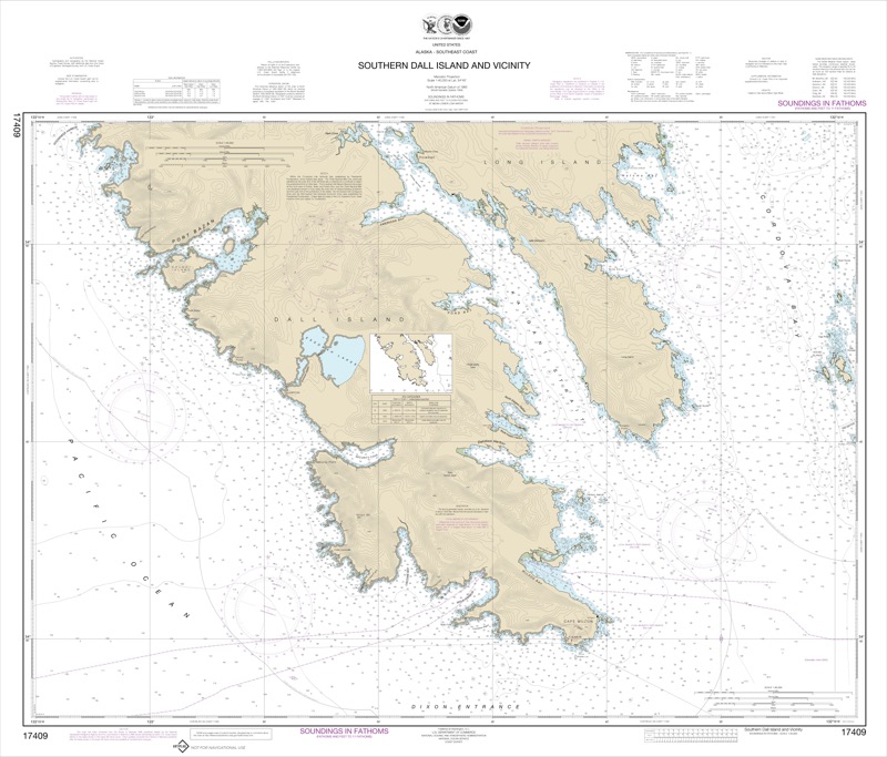 Southern Dall Island and Vicinity - <i>Chart #17409</i>