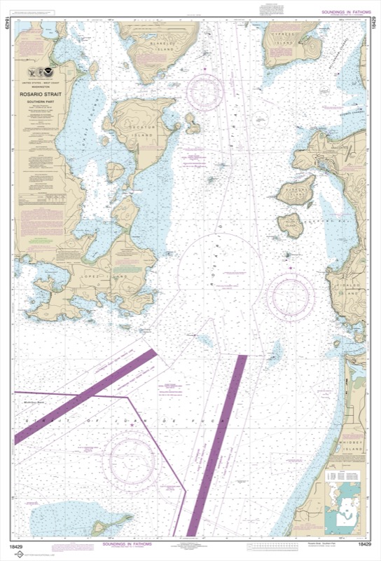 Rosario Strait-Southern Part - <i>Chart #18429</i>