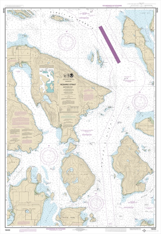Rosario Strait-Northern Part - <i>Chart #18430</i>