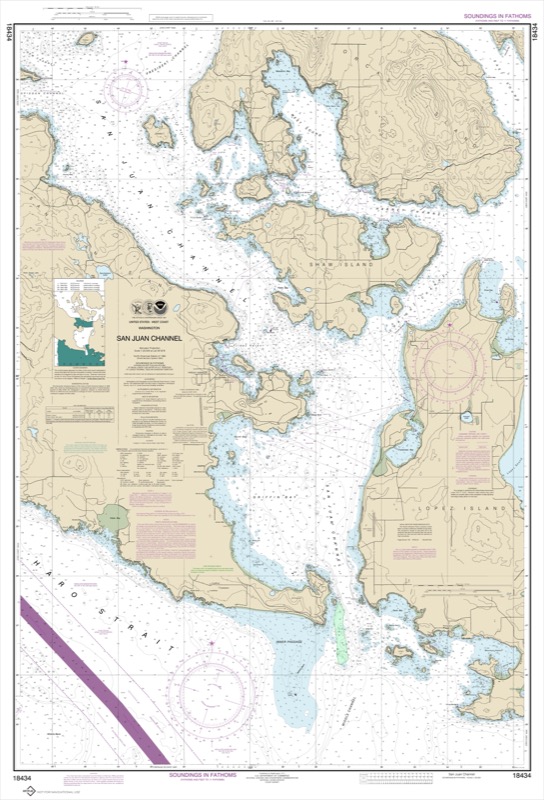 San Juan Channel - <i>Chart #18434</i>