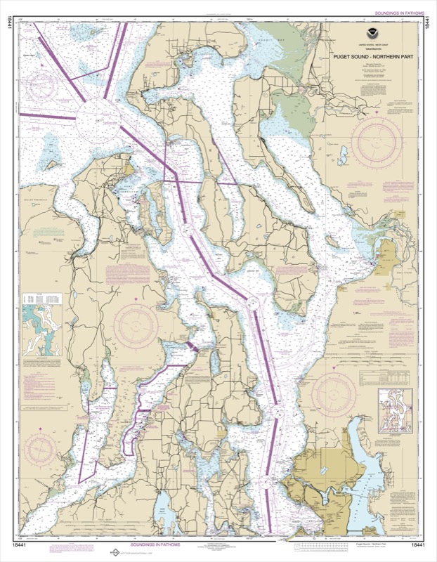 Puget Sound Northern Part - <i>Chart #18441</i>