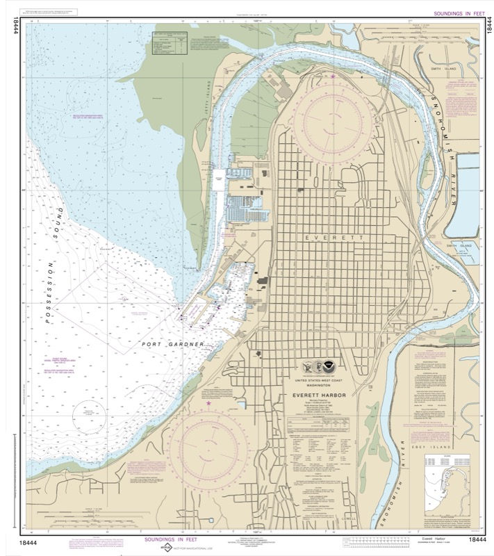 Everett Harbor - <i>Chart #18444</i>