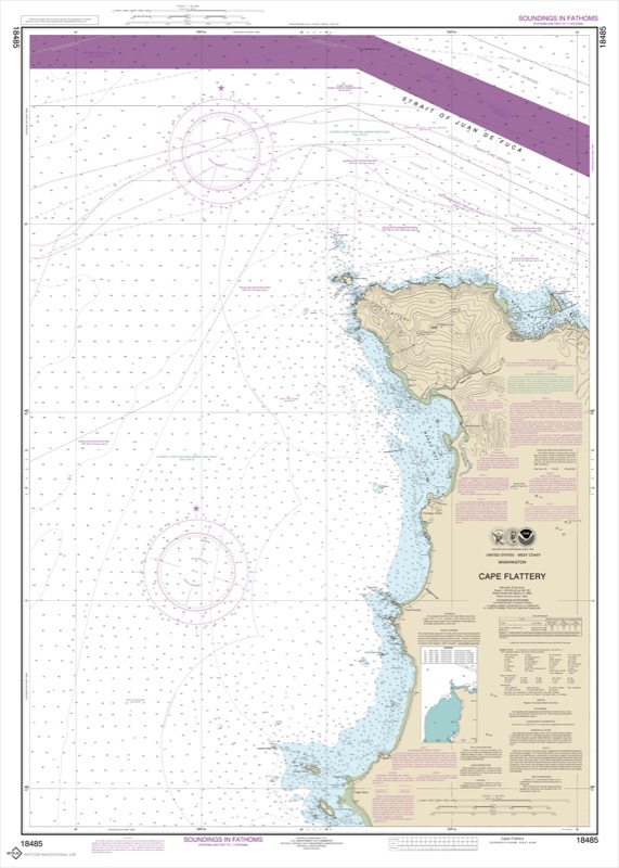 Cape Flattery - <i>Chart #18485</i>