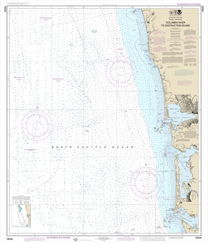Columbia River to Destruction Island - <i>Chart #18500</i>
