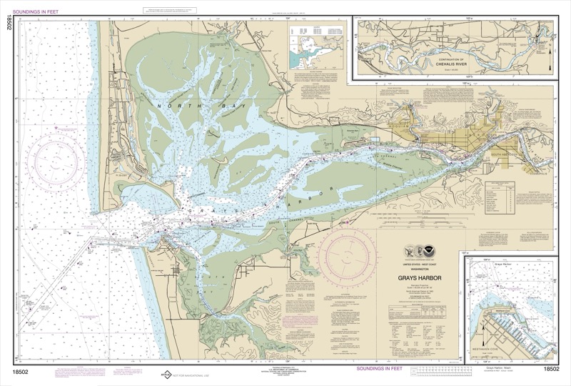Grays Harbor-Westhaven Cove - <i>Chart #18502</i>