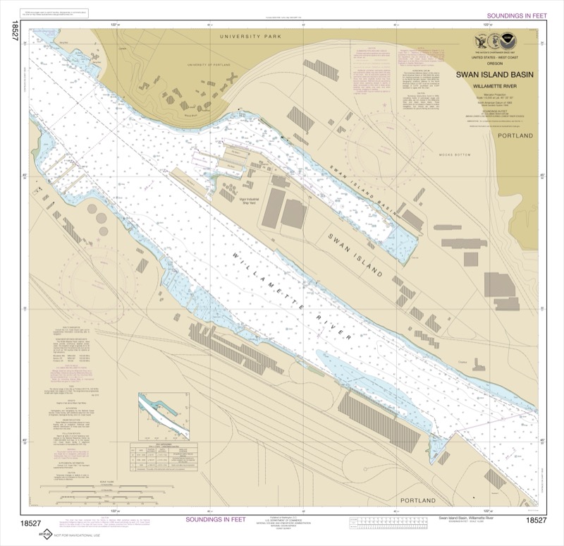 Willamette River-Swan Island Basin - <i>Chart #18327</i>