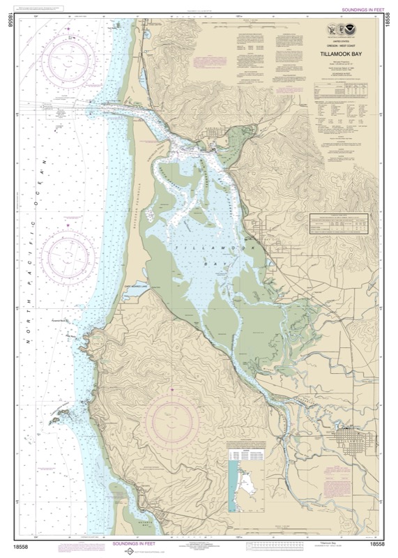 Tillamook Bay - <i>Chart #18558</i>