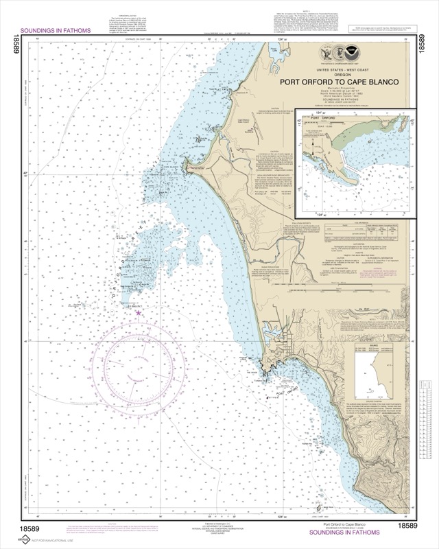 Port Orford to Cape Blanco, Port Orford - <i>Chart #18589</i>