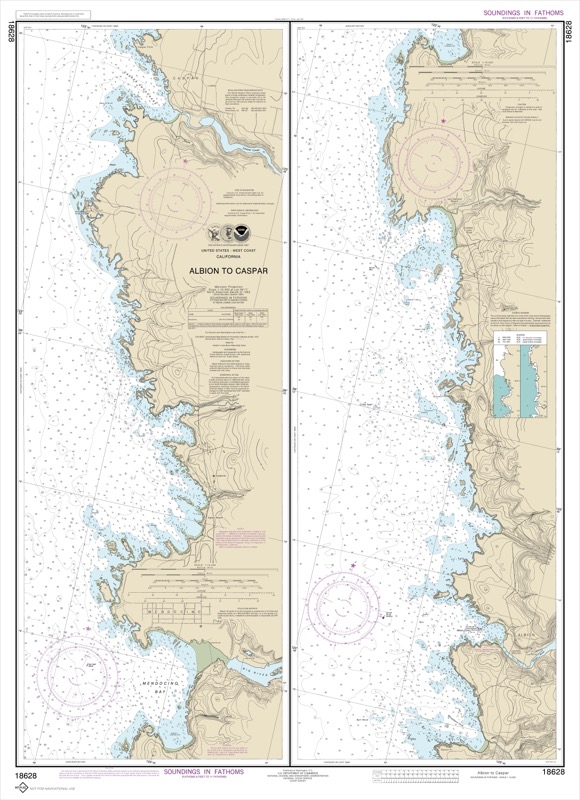 Albion to Caspar - <i>Chart #18628</i>