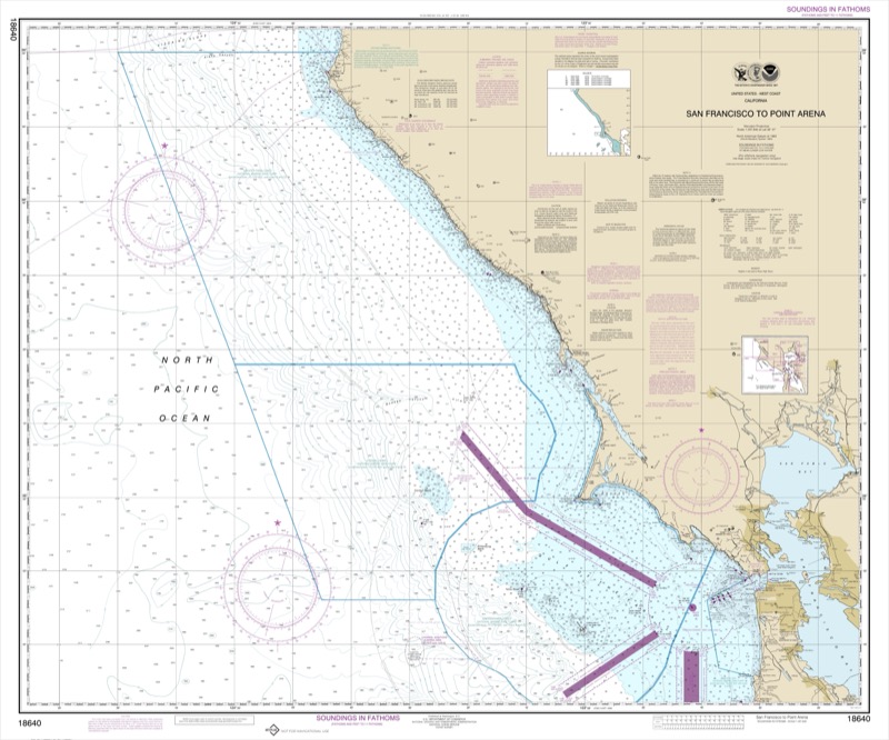 San Francisco to Point Arena - <i>Chart #18640</i>