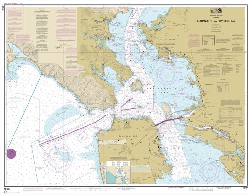Entrance to San Francisco Bay - <i>Chart #18649</i>