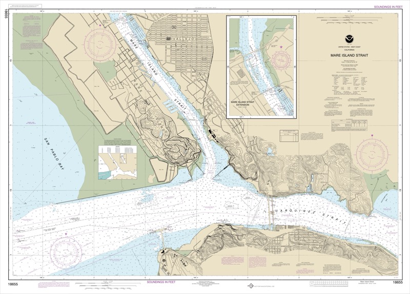 Mare Island Strait - <i>Chart #18655</i>