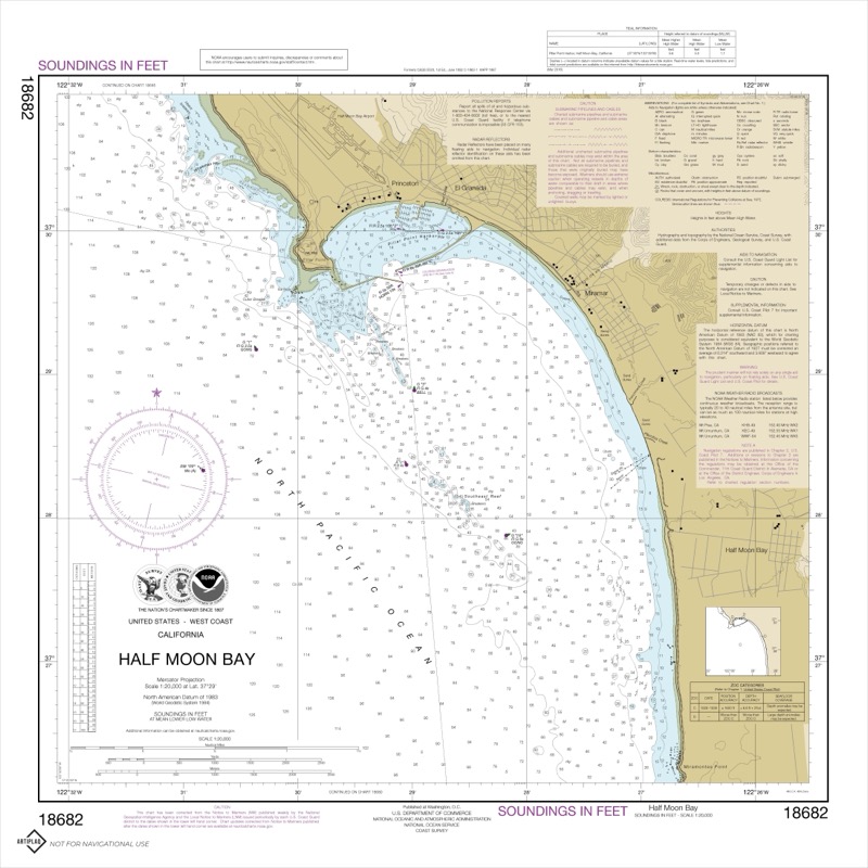 Half Moon Bay - <i>Chart #18682</i>