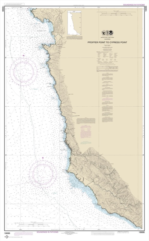 Pfeiffer Point to Cypress Point - <i>Chart #18686</i>