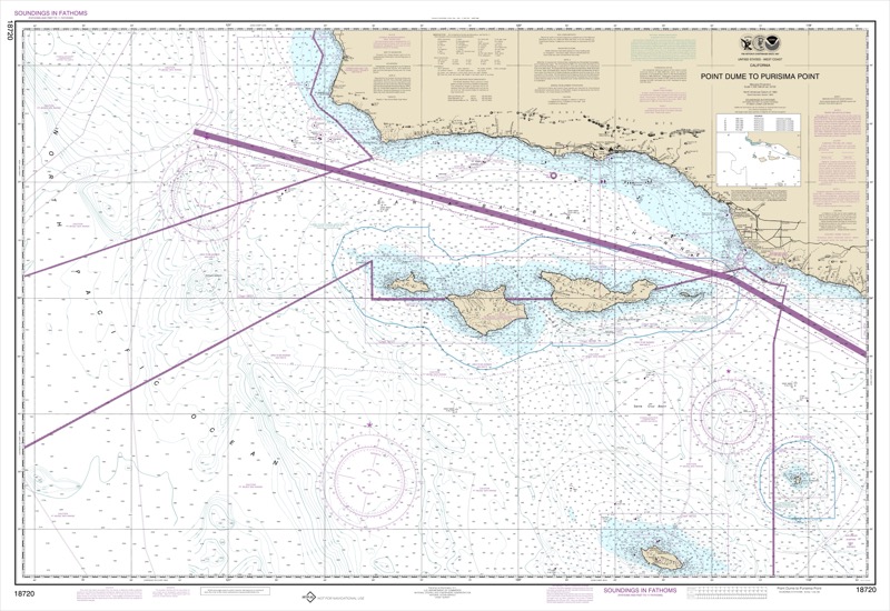 Point Dume to Purisma Point - <i>Chart #18720</i>